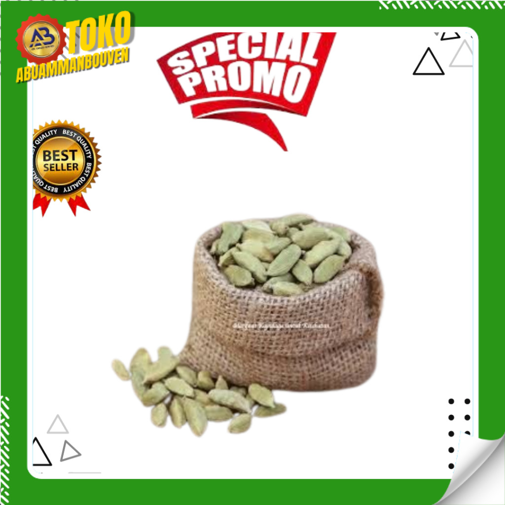 

Super Premium Kapulaga Hijau Premium CARDEX Kapulaga 100 Gr | Whole Green Cardamom Import