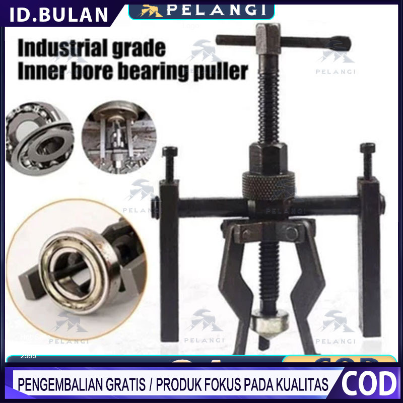 

Bearing Puller / Treker Bearing Puller /Inner Bearing Puller Riku/Treker Bearing 3 kaki Bearing Puller Alat Cabut Bearing/Treker Bearing Puller Pilot Bearing Puller Inner Treker Riku Cabut Bearing Dalam Ukuran 16-38mm Gear Extractor 3 Kaki Jaw Mesin Motor