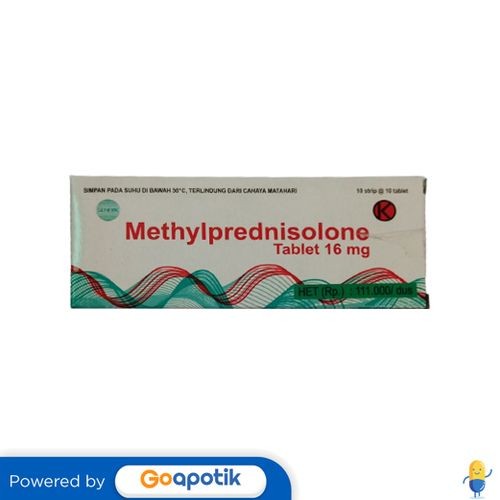 Methylprednisolone Rama 16 Mg Box 100 Tablet