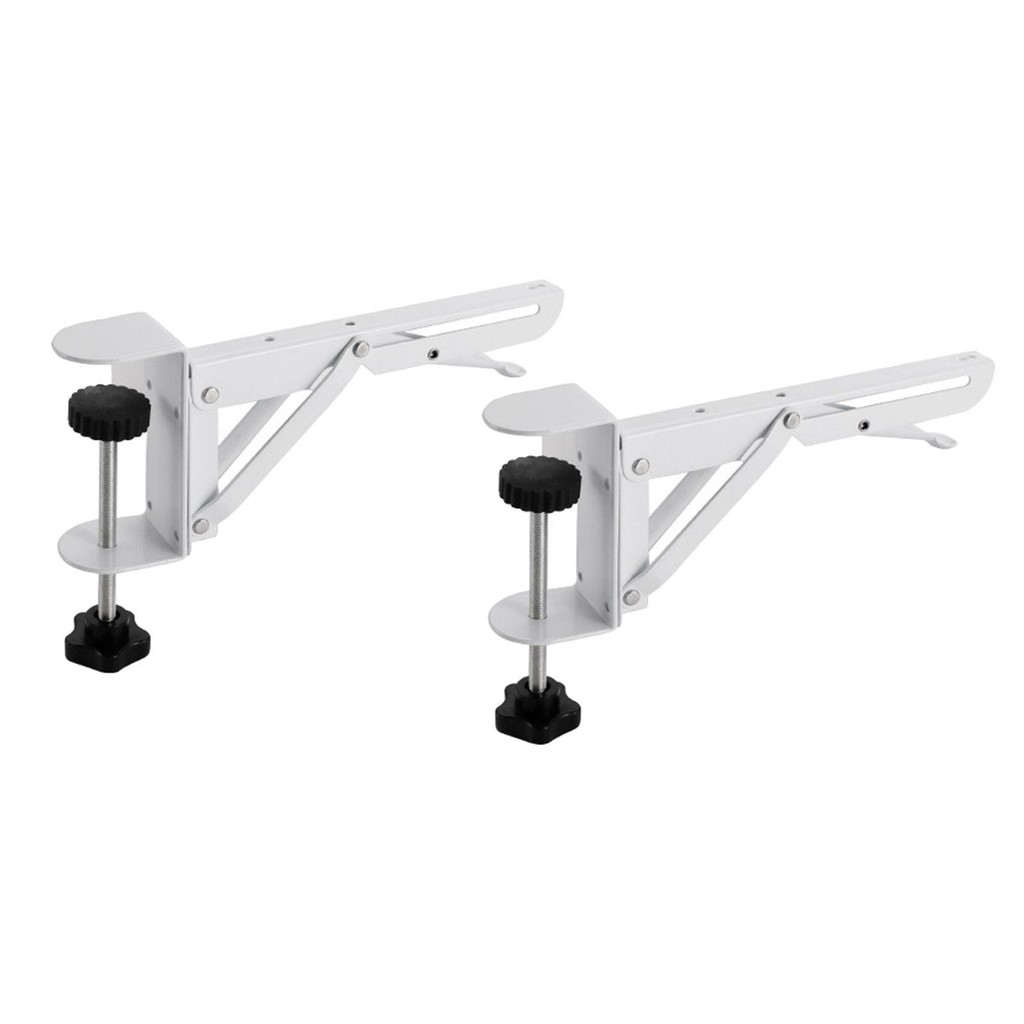 

Keyboard Tray Clamp Mount Steady Foldable Keyboard Drawer Clamp for Home