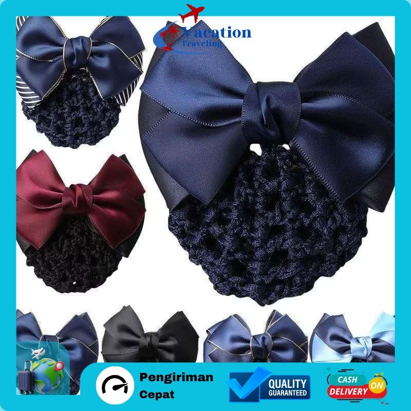 VT - JEPIT RAMBUT HAIRNET MODEL PITA JARING / AKSESORIS RAMBUT WANITA MODEL KOREA