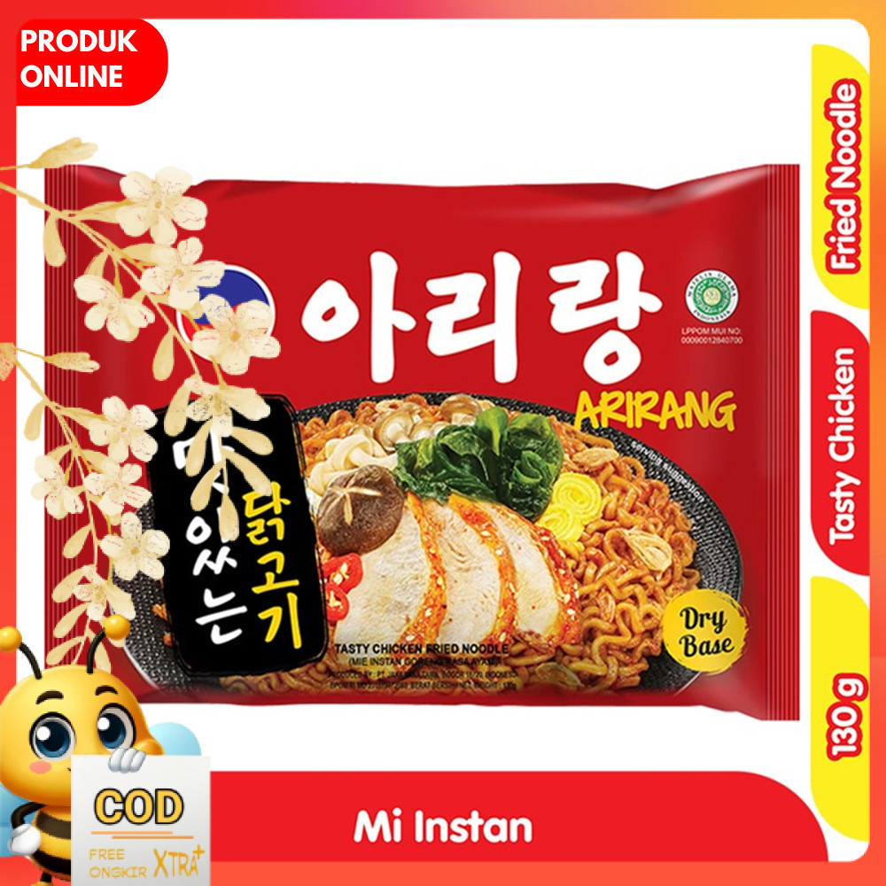 

Arirang Tasty Chicken Mie Instan Korea Goreng Ayam 130 g