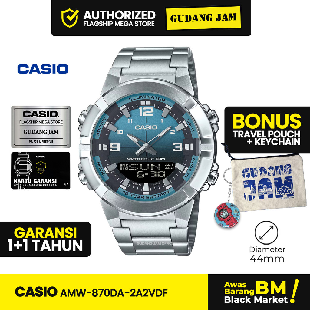 Casio Pria AMW-870DA-2A2VDF AMW-870DA-2A2 AMW-870DA AMW870D AMW 870D