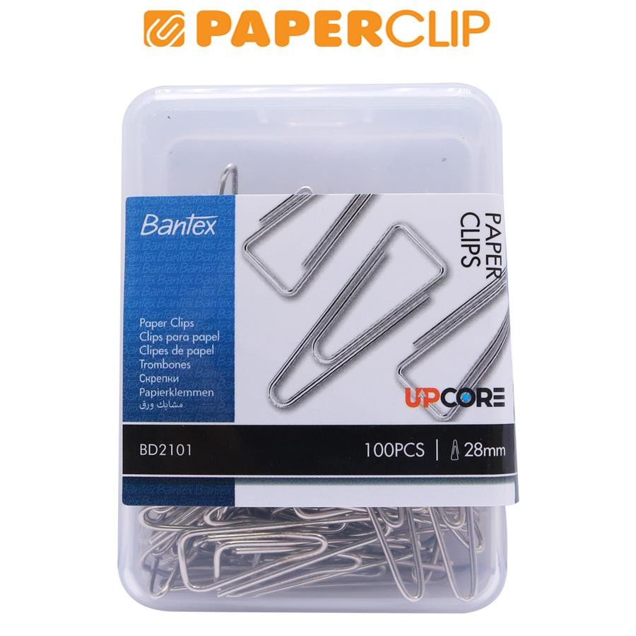 

CLIP PAPER BANTEX UPCORE BD2101 17 SILVER 28MM