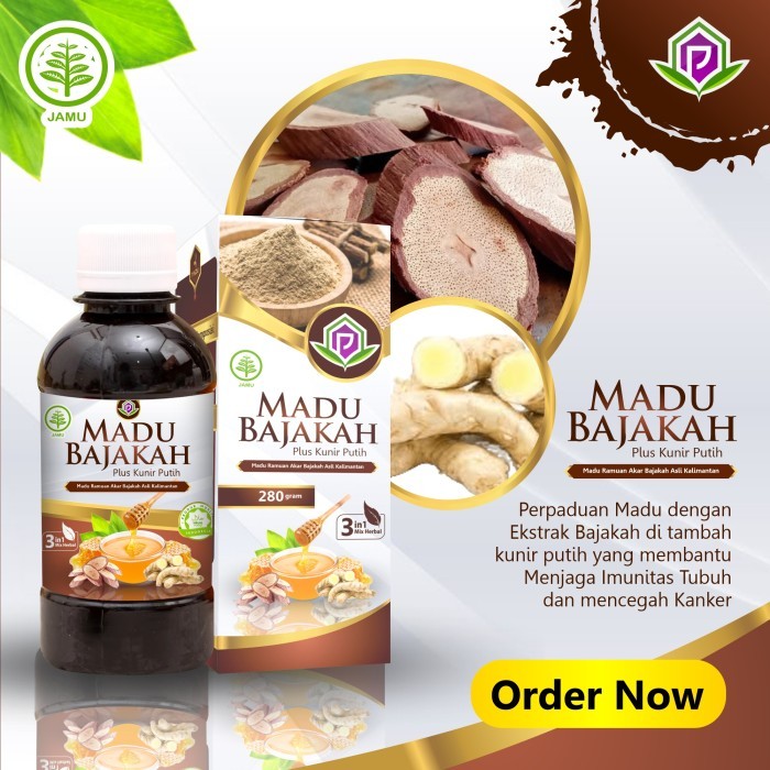 

PROMO Herbal Madu Bajakah Plus Kunir Putih 3 In 1 Asli Kalimantan 280 Gr