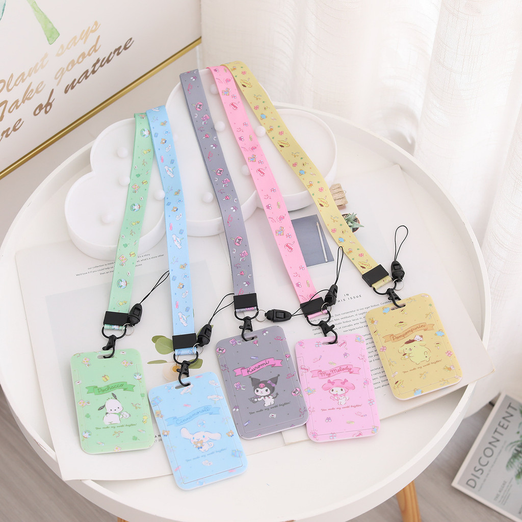 

ID Card Holder/Lanyard/Kalung Holder Kartu Sanrio Name Tag • Cciyl.Wear •