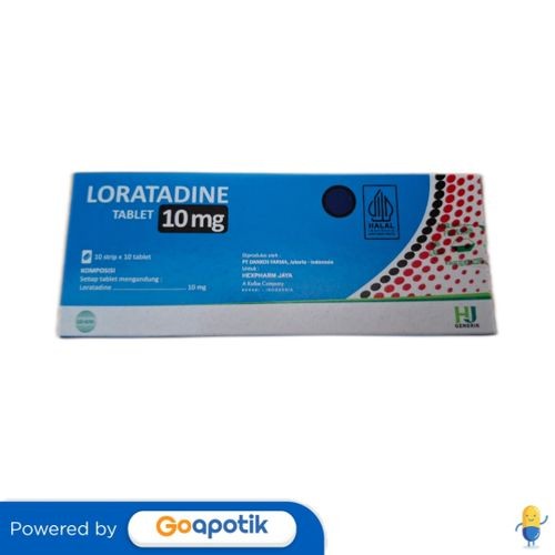Loratadine Hexpharm 10 Mg Box 100 Tablet
