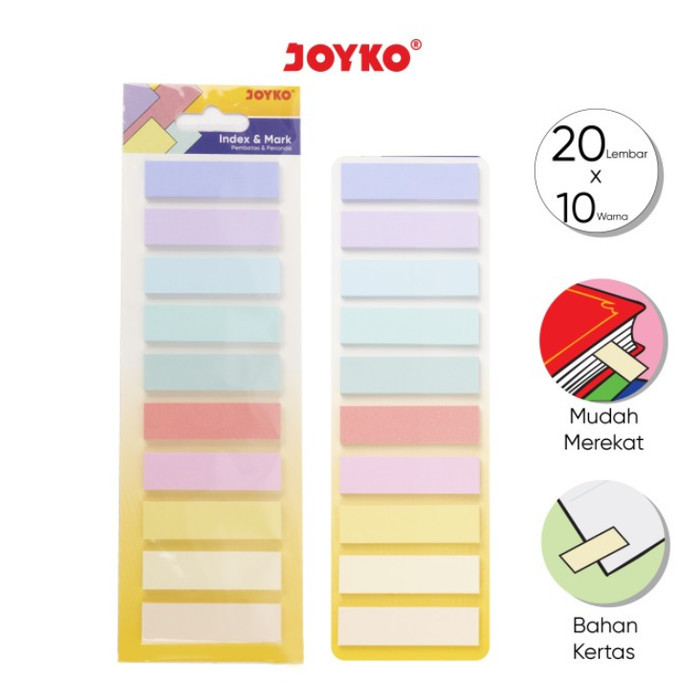 

Index Mark JOYKO IM-65 (Berbahan Kertas)/Penanda Pembatas/Sticky Notes