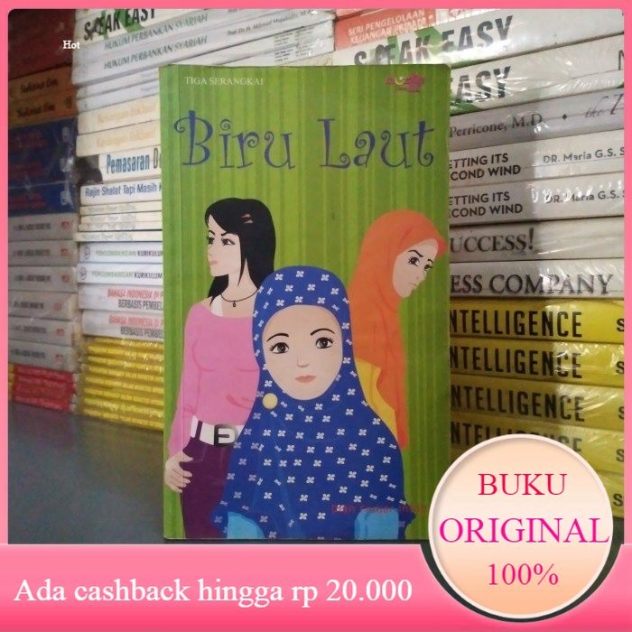 Novel BIRU LAUT Diah Fadjar Intan #Bekas Original