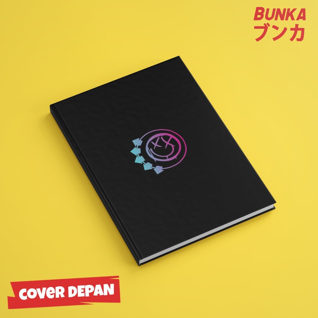 

Notebook Band Blink 182 Logo Hardcover A5 Buku Tulis Catatan Notes Agenda Planner Jurnal