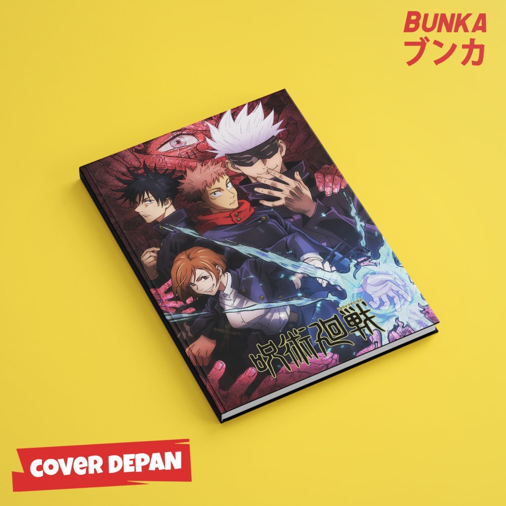 

Notebook Anime Jujutsu Kaisen Season 1 Hardcover A5 Buku Tulis Catatan Notes Agenda Planner Jurnal