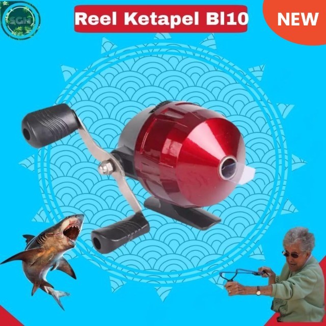 COD REEL PANCING KETAPEL GULUNGAN KETAPEL PASER IKAN KETAPEL IKAN SLINGSHOT MURAH TERMURAH  Murah fl