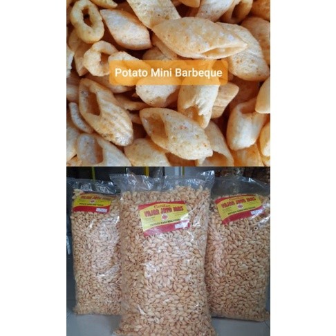 

Potato mini BBQ kemasan 200gr snack kiloan