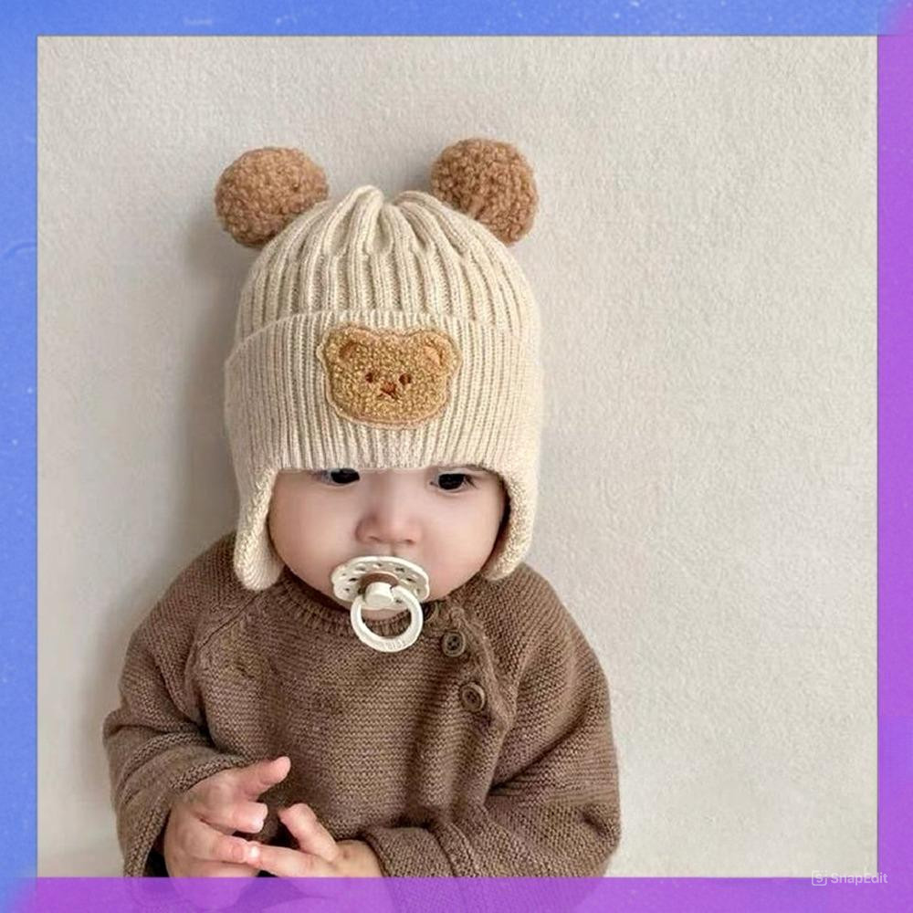 Topi Kupluk Anak Dan Bayi Laki Laki Perempuan Model Beruang Umur 0 2 3 4 5 6 7 8 9 10 11 12 Bulan 1 