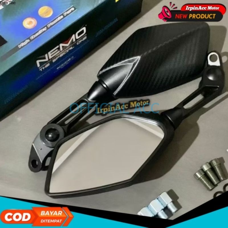 Spion Universal Motor Spion Ducati Nemo Original GMA NEMO 1008 Spion Ducati PnP Yamaha Honda Vixion