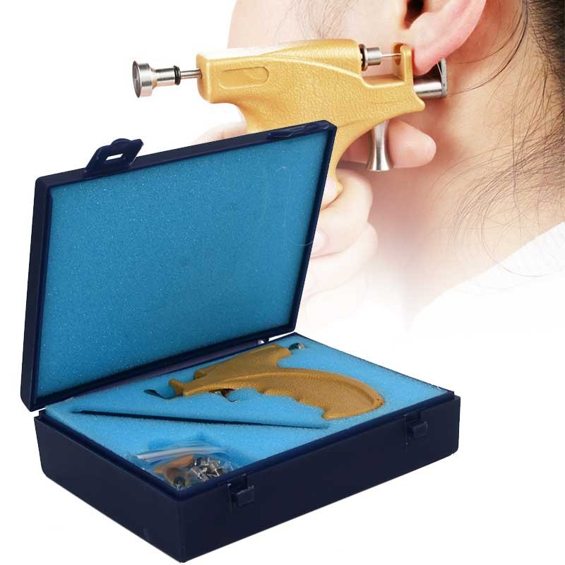 Alat Tindik Telinga Set Alat Keamanan Tindik Telinga Alat Tindikan Anting Hidung Pusar