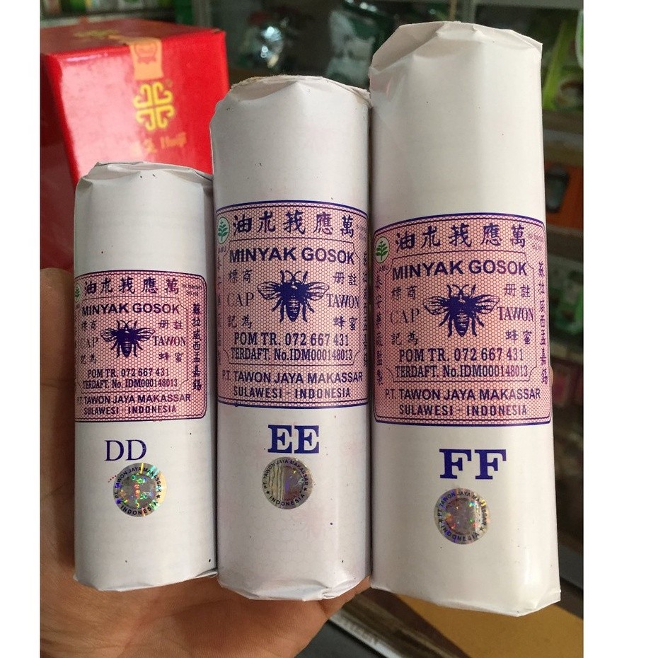 Minyak Gosok Cap Tawon EE-60ml / FF90ml/CC 20ML