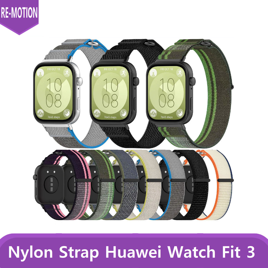 Strap Huawei Watch Fit 3 Tali jam For Huawei Watch Fit3 Nylon Huawei Fit 3