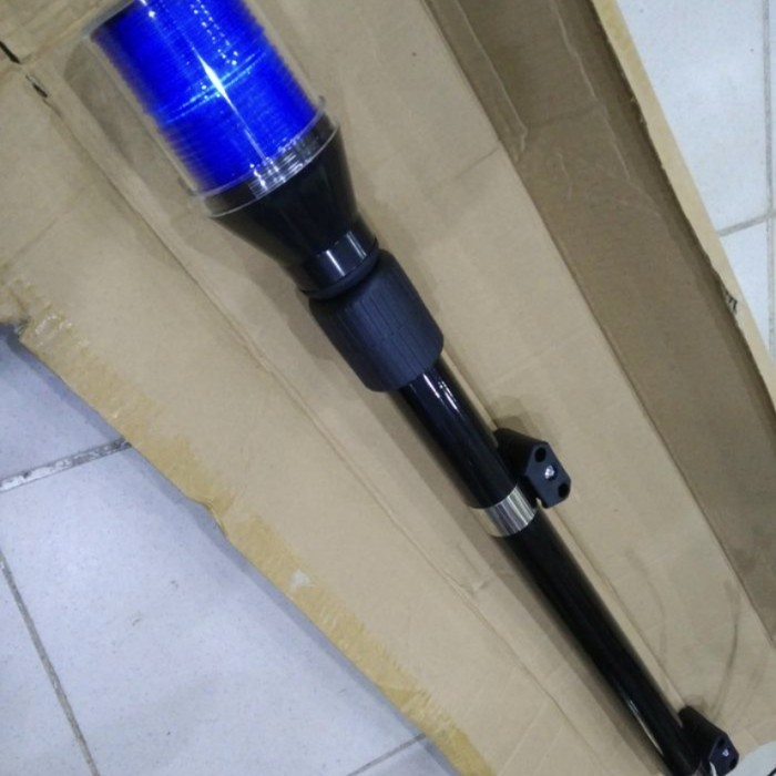 Sirine Rotator Lampu Patwal Motor Tiang