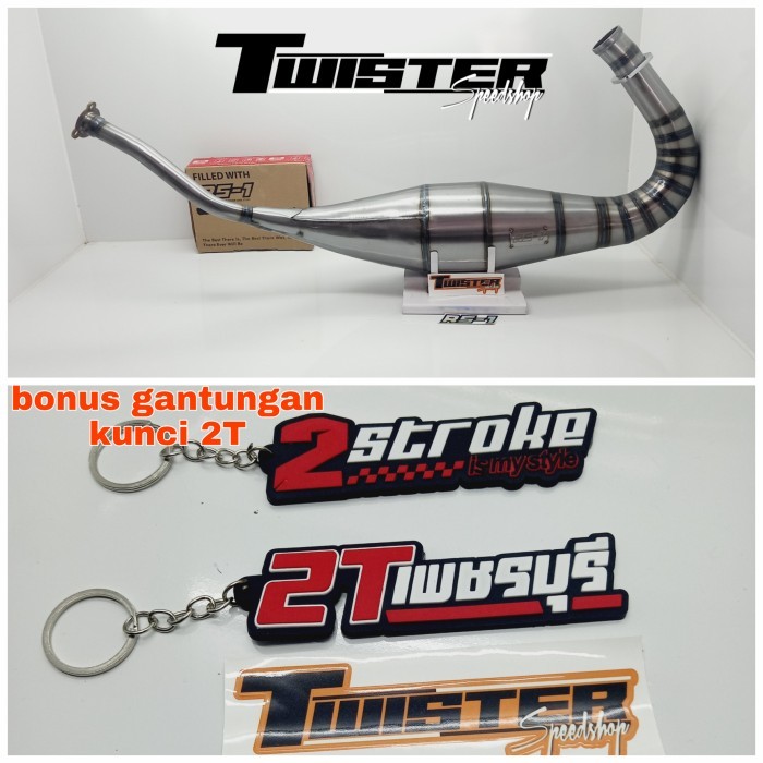 perut knalpot Rs1 ninja rr 41mm std non cobra new riset Rs1 original - Ninja RR