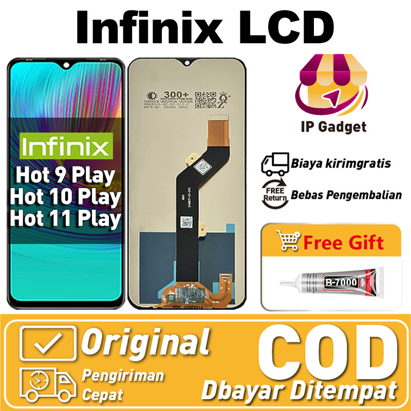 LCD Infinix HOT 9 PLAY LCD Infinix HOT 10 PLAY LCD Infinix HOT 11 PLAY Original fullset ori asli tou