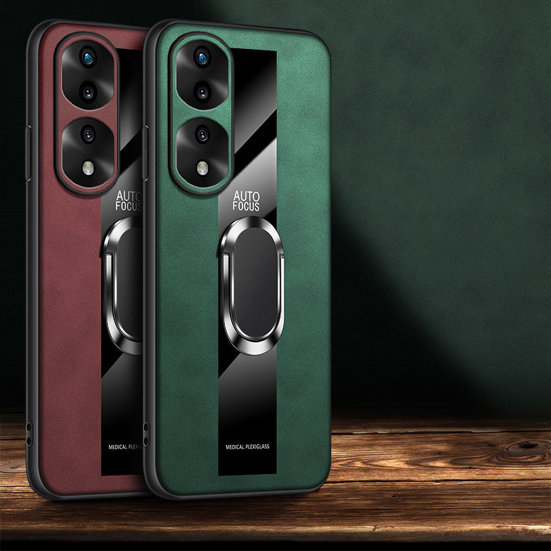 Phone Cover Honor 80 SE 5G Fully Drop Protection Holder Ring Porsche magnetic Fall-proof Phone Cover
