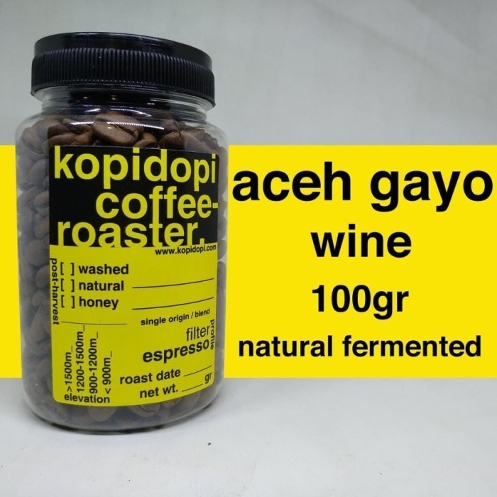 

Kopi Arabika Aceh Gayo Wine 100 gram