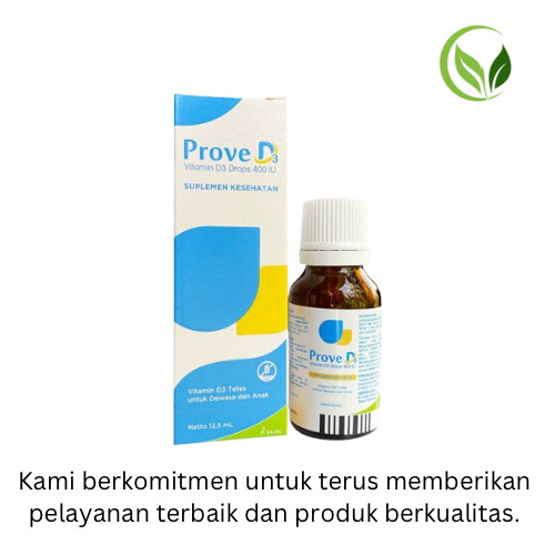 𝐏𝐑𝐎𝐌𝐎 RESMI Prove D Drop Tetes Vitamin D Anak 1 Botol 400 IU