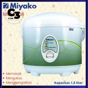 Miyako Magic Com Plus Rice cooker 1.8 Liter MCM-508 / RC MCM 508 / MCM508 1.8 Liter