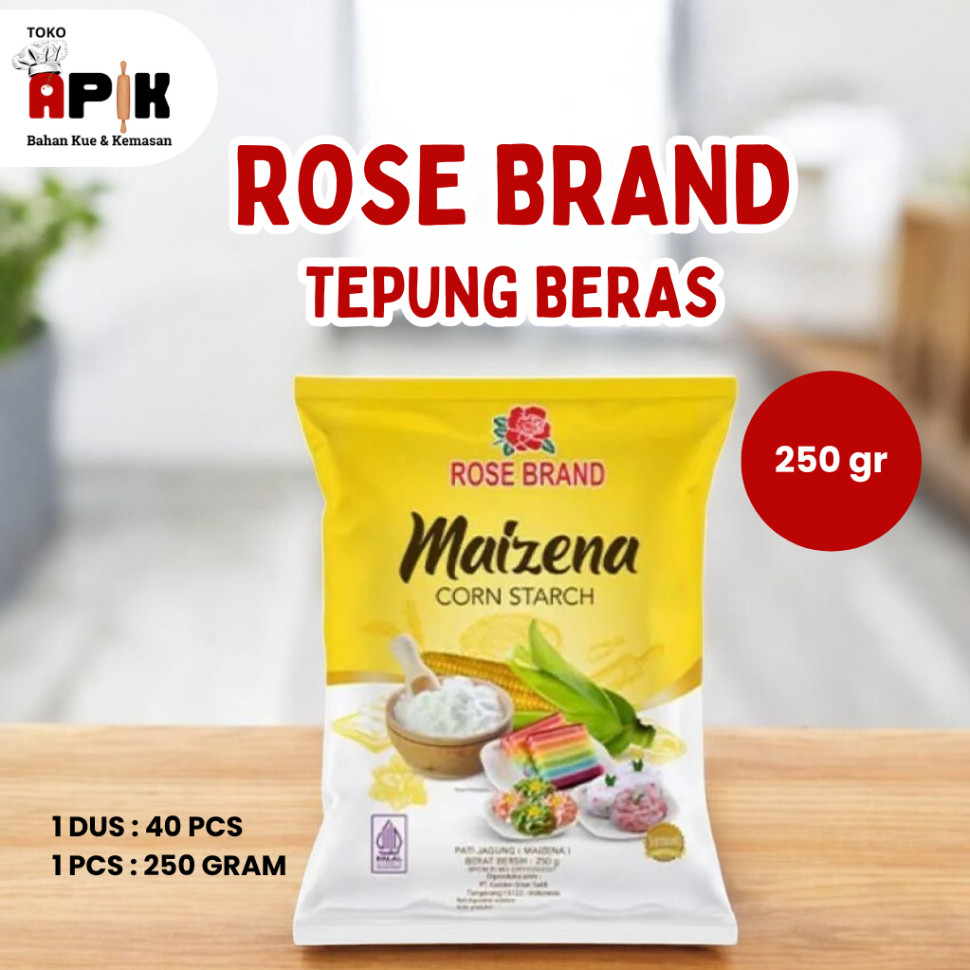 

Rose Brand Tepung Maizena Corn Starch 250 gram / MAIZENA ROSEBRAND 250GR