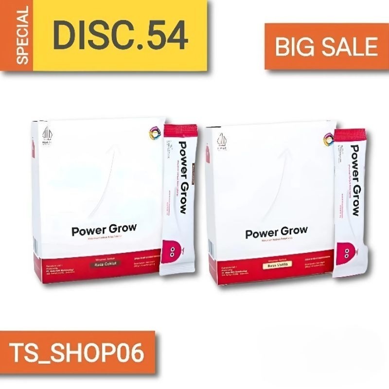 

Power grow susu peninggi badan teens & kids original 100% bpom 1 box isi 10 sachet