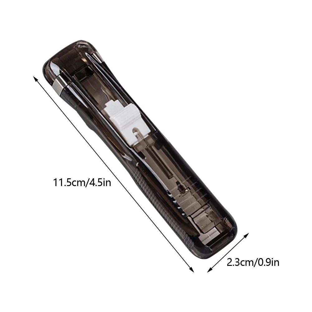 

Mini Reusable Traceless Stapler Hand Clamp Push Stapler Paper Book File Office School Student Binder Binding Tools Supplies