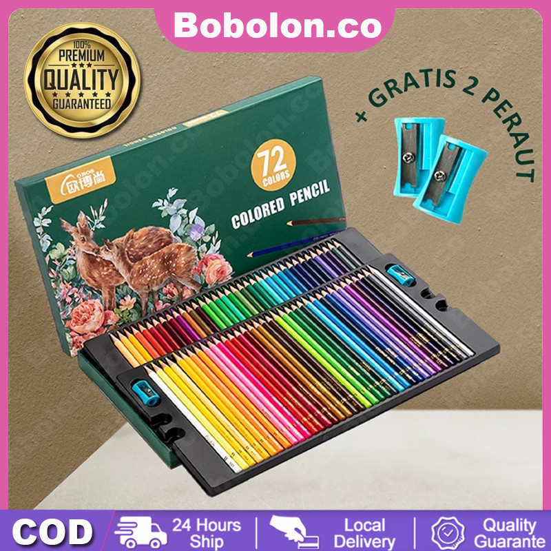 

High Grade Oil Pencil Color Pensil Warna Minyak 48/72/120/150/200 Warna