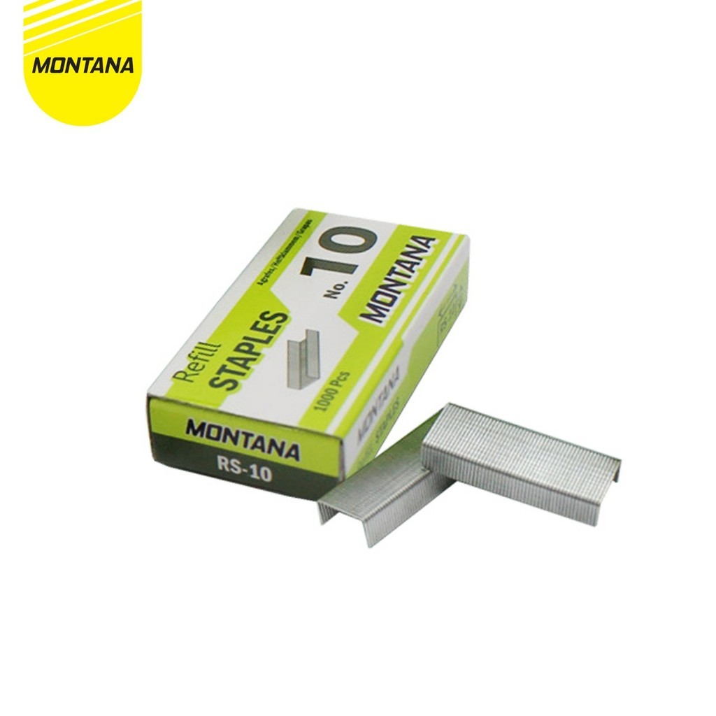 

MONTANA Staples / Isi Stapler / Refill Stapler Montana No. 10 ( 4Pcs )