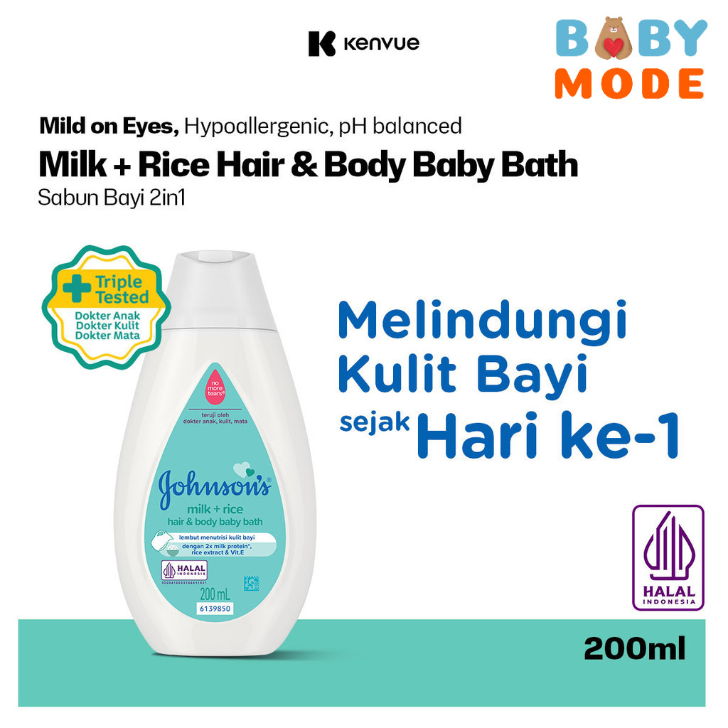 JOHNSON Milk and Rice Baby Lotion | Body Care Handbody Milk Bayi Baby Lotion Newborn Jhonson ~BM