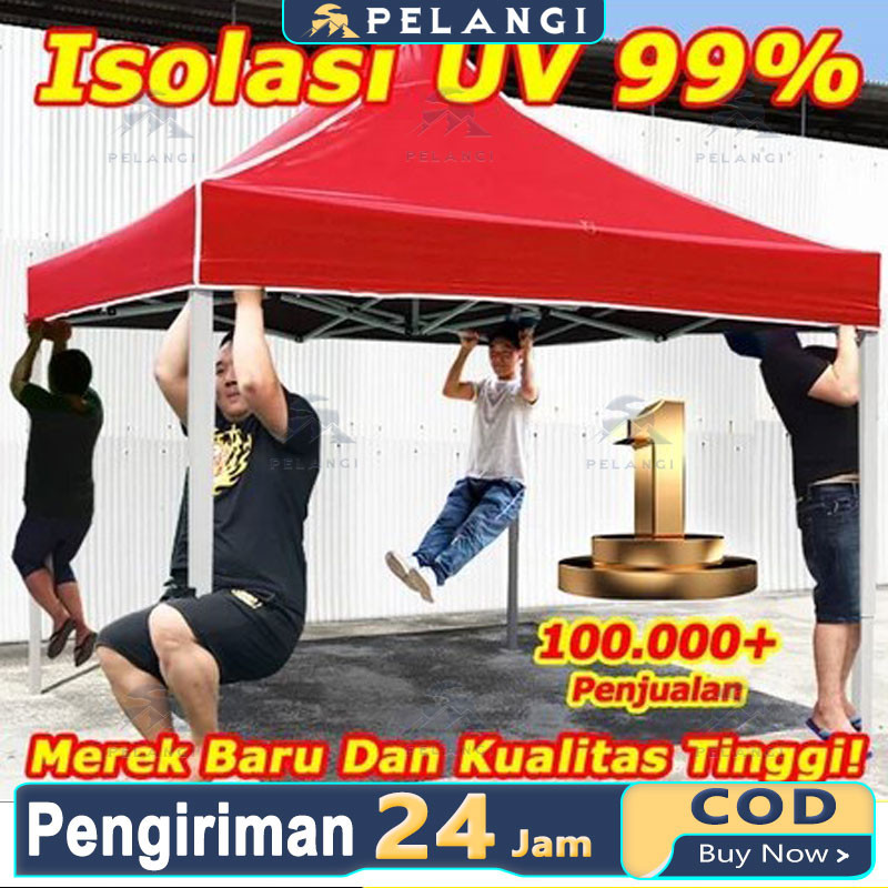 Terpal Tenda/Atap Tenda Lipat/AtapTenda Lipat 3x3/2x2/2x3 Terpal Atap Anti Panas Kain Oxford 600D Te