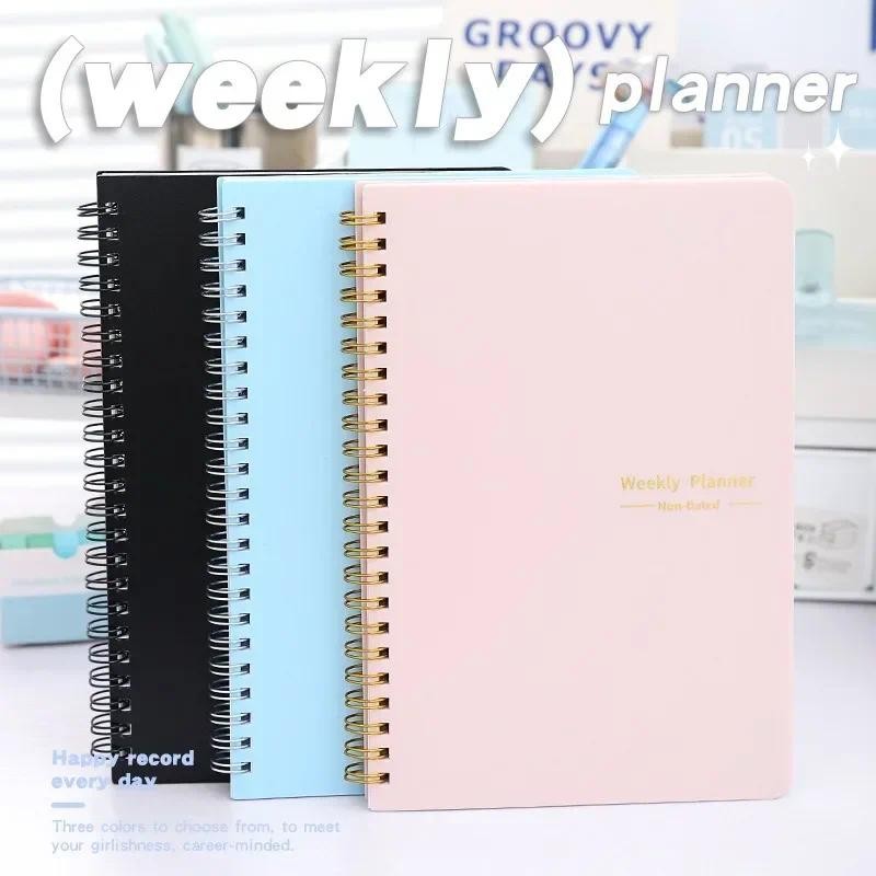 

2024 Weekly Planner Agenda Notepad A5 Notebook 52 Weekly Planner Schedule Stationery School Office Supplies Stationery