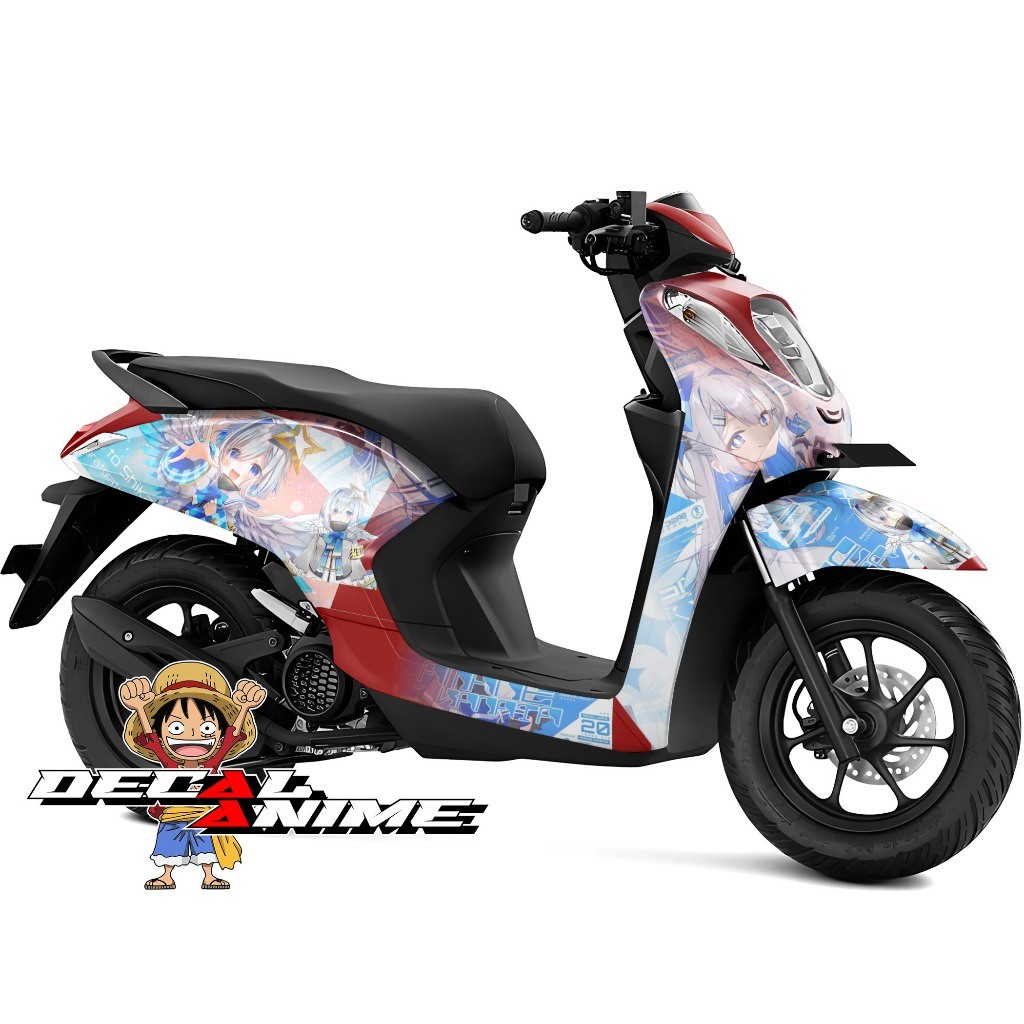 Decal Stiker Genio Full Body Sticker Genio Full Skotlet Variasi Anime - Amane Kanata