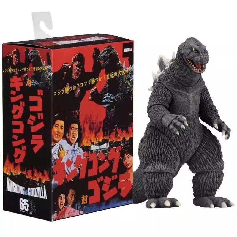 NECA Godzilla 1962 Versi Film Godzilla Raja Monster Figur Aksi Artikulasi 6 Inci