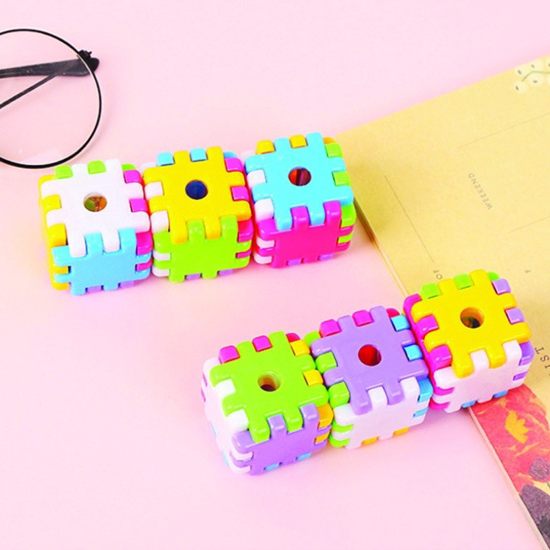 

(CCK STORE) peraut pensil model puzzle / serutan pensil rubik / pengasah pensil murah