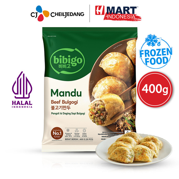 

CJ BIBIGO Mandu Beef Bulgogi - Pangsit isi Daging Sapi Bulgogi 400g