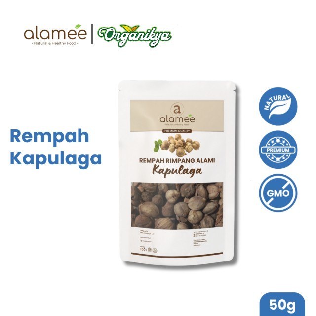 

ALAMEE Kapulaga Kering Lokal Cardamom Kapolaga Kapol Rempah Organik Bumbu Seasoning Masakan 50gr organikya