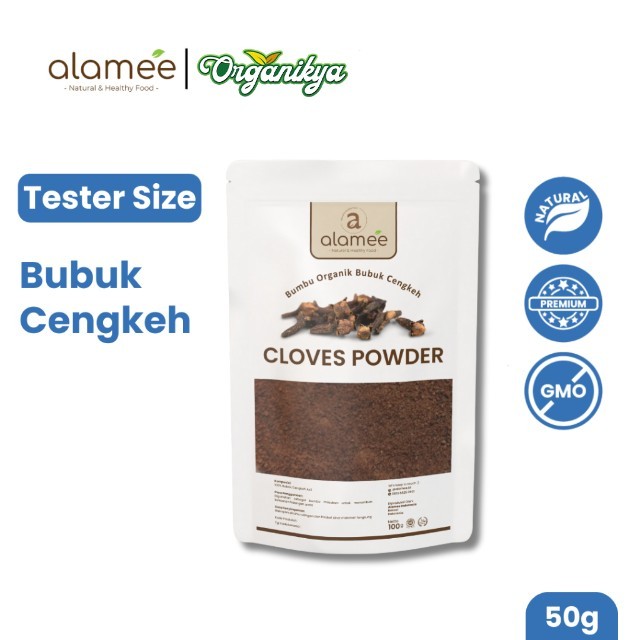 

ALAMEE Cengkeh Bubuk Clove Powder Ground Spice Murni Asli Tanpa Campuran Bumbu Organik organikya