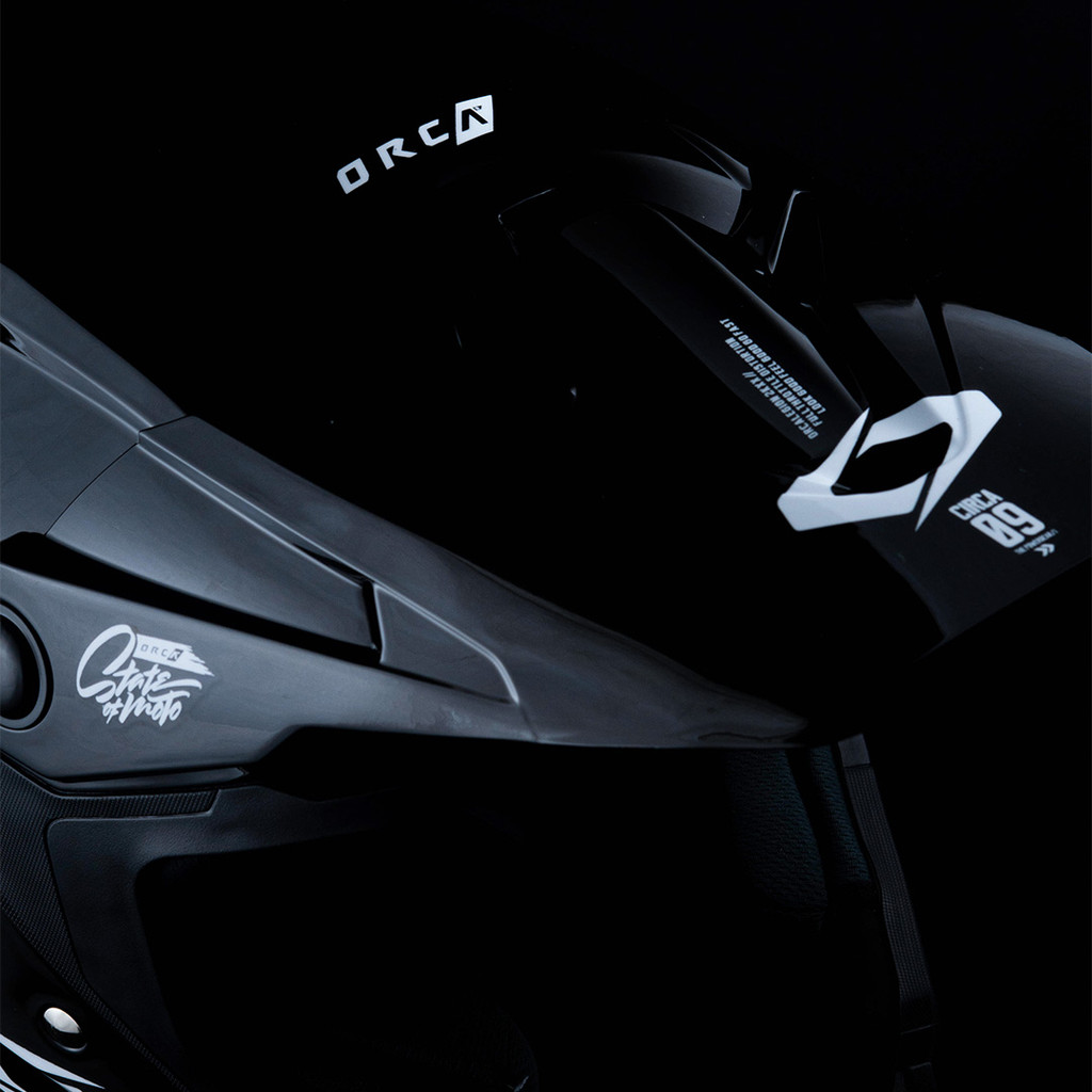 Orca Powergear - Helm Orca X RSV Black Out Polish - Black