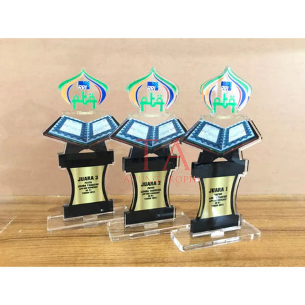 Piala MTQ Plakat Al Quran Piala Lomba Islami Piala Anak