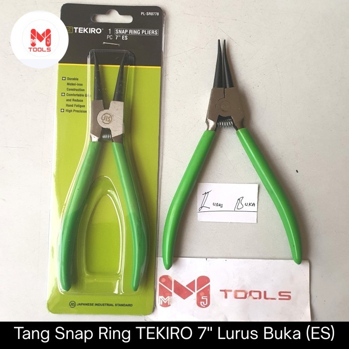 Tang Snap Ring TEKIRO Lurus Buka 7" - TEKIRO Snap Ring Pliers - Tang Spi TEKIRO - Tang Snap Ring TEK