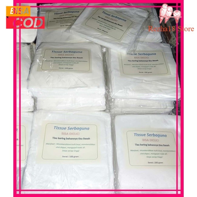 R18 Tisu Kompor Bisa dicuci 200 gram Tisu Dapur Tisu Kering bahan tisu basah Bukan Tisu Lipat
