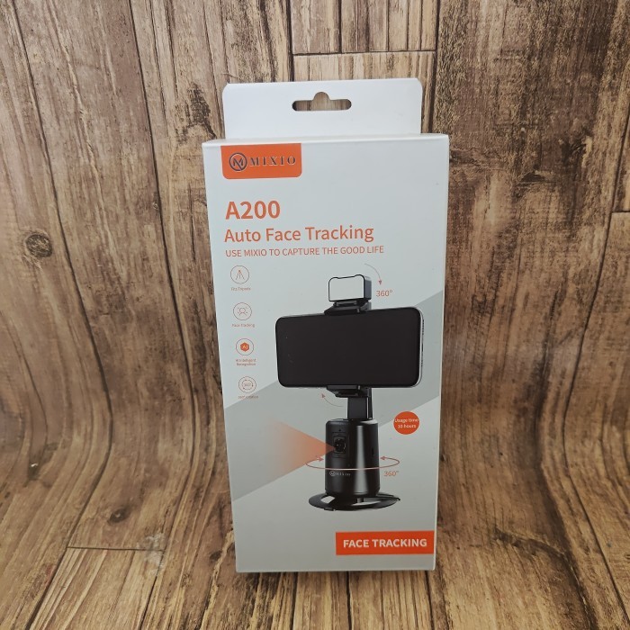 mixio a200 auto face tracking gimbal handphone stabilizer 360