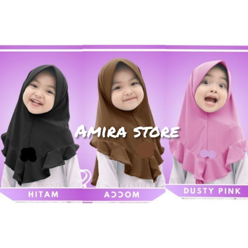 hijab anak bayi 3 6 bulan  0 1 2 tahun  ALENA LENA Kerudung bayi hijab bayi jilbab anak bayi jilbab 