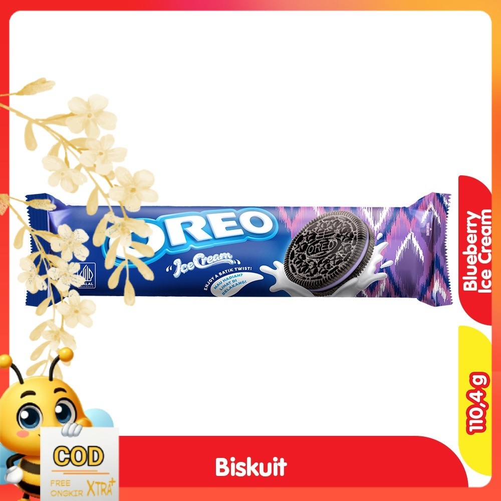 

Oreo Biskuit Es Krim Bluberi 110.4 g